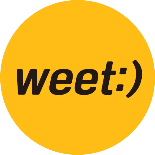 위트(weet) 로고