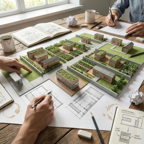 사이트 배치 디자인 솔루션